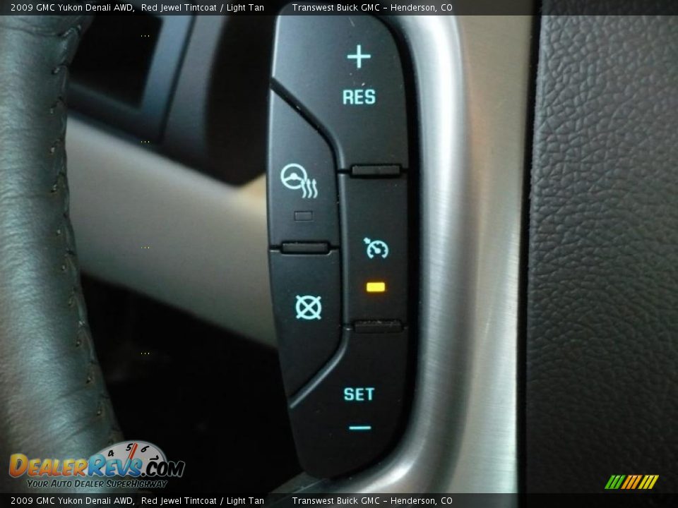 2009 GMC Yukon Denali AWD Red Jewel Tintcoat / Light Tan Photo #16