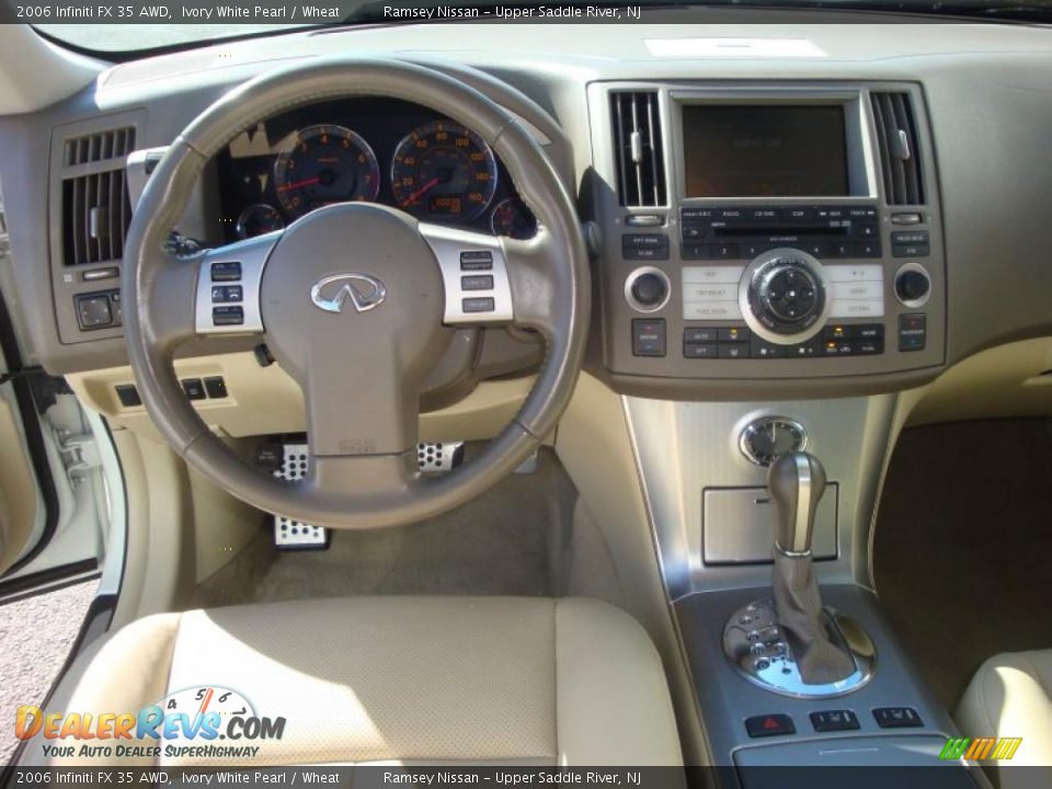 2006 Infiniti FX 35 AWD Ivory White Pearl / Wheat Photo #34
