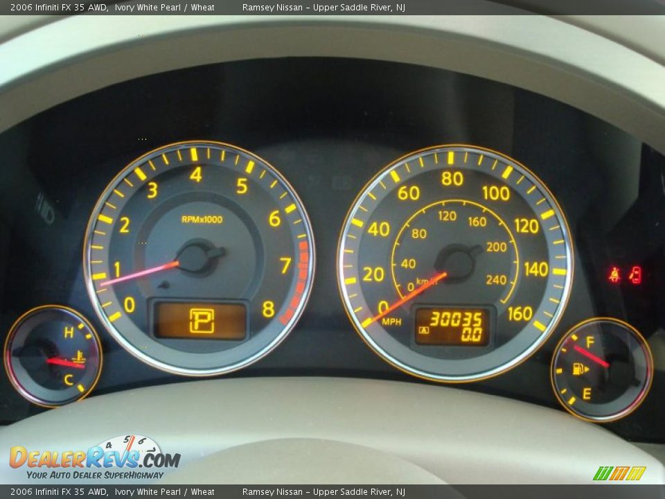 2006 Infiniti FX 35 AWD Ivory White Pearl / Wheat Photo #36