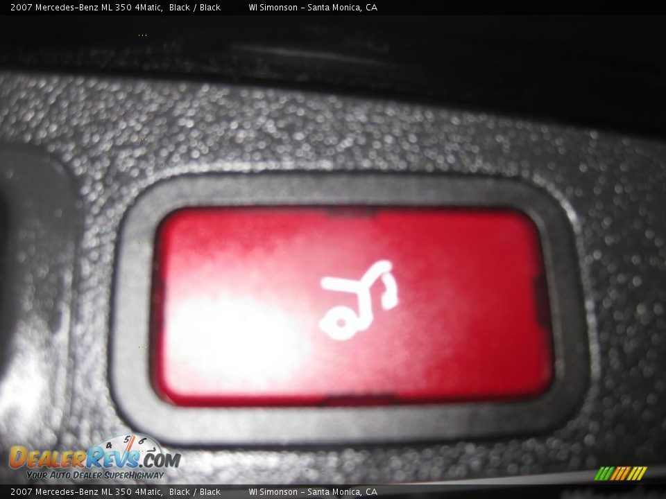 2007 Mercedes-Benz ML 350 4Matic Black / Black Photo #6