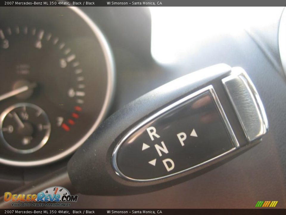 2007 Mercedes-Benz ML 350 4Matic Black / Black Photo #20