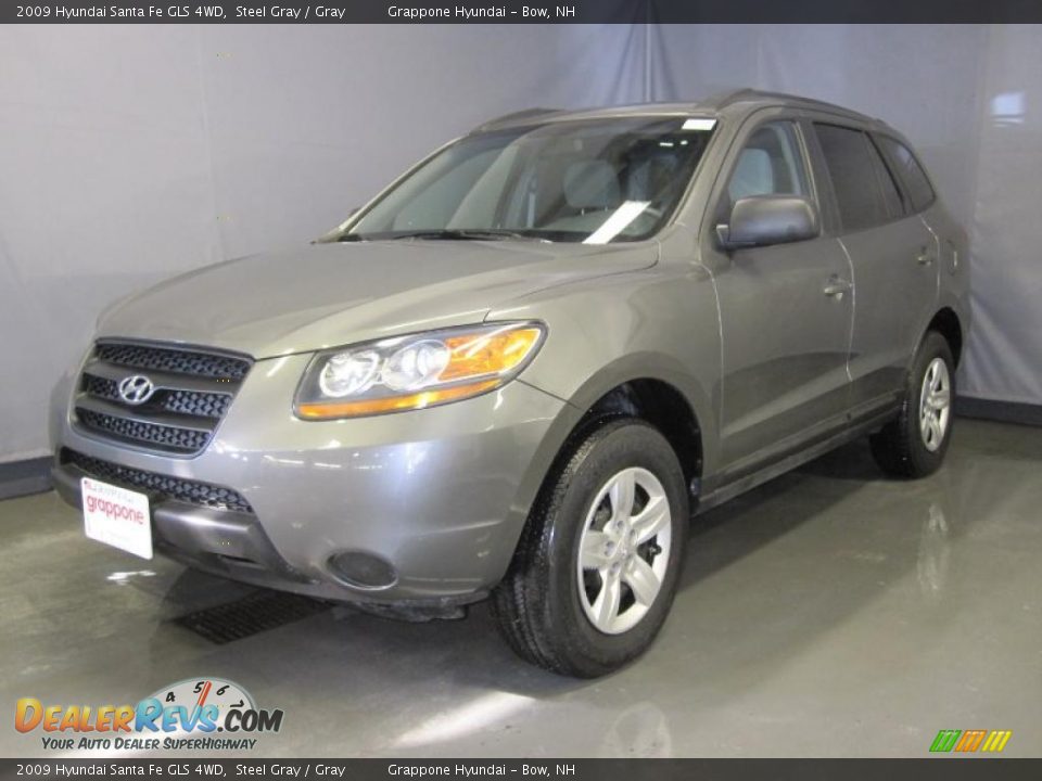 2009 Hyundai Santa Fe GLS 4WD Steel Gray / Gray Photo #1