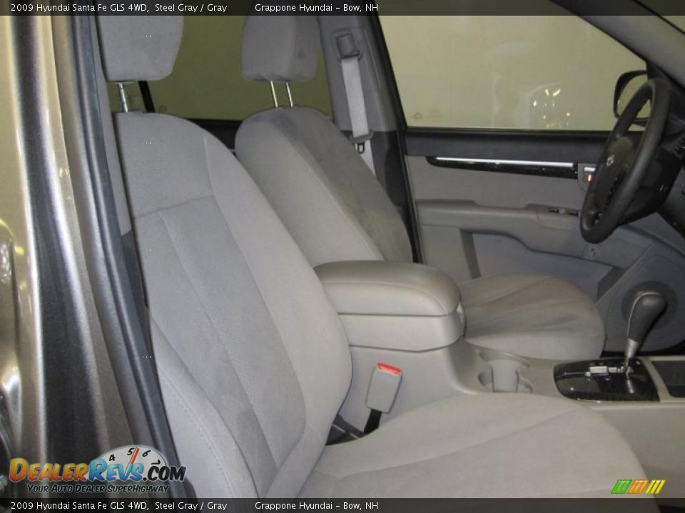 2009 Hyundai Santa Fe GLS 4WD Steel Gray / Gray Photo #7