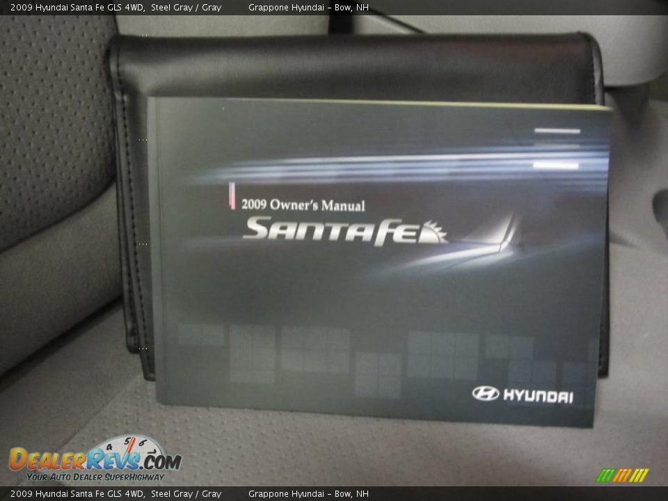 2009 Hyundai Santa Fe GLS 4WD Steel Gray / Gray Photo #8