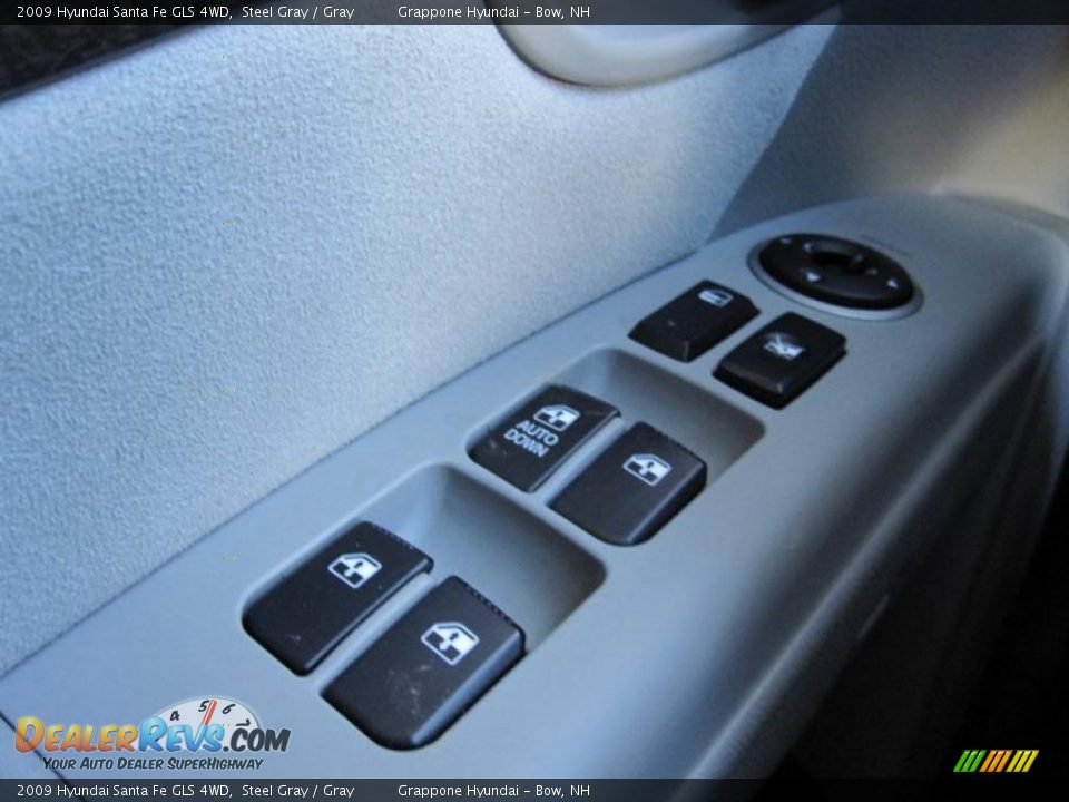 2009 Hyundai Santa Fe GLS 4WD Steel Gray / Gray Photo #9