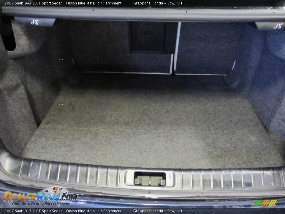 2007 Saab 9-3 2.0T Sport Sedan Fusion Blue Metallic / Parchment Photo #5