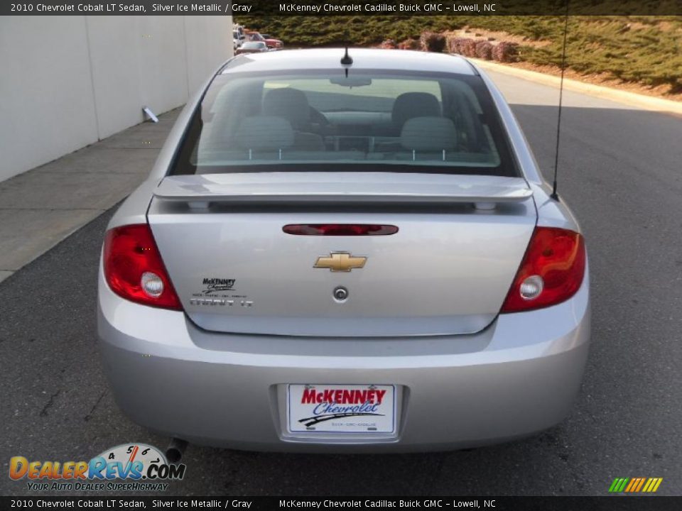 2010 Chevrolet Cobalt LT Sedan Silver Ice Metallic / Gray Photo #3