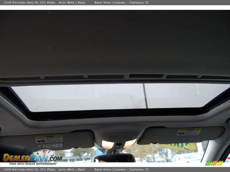 2008 Mercedes-Benz ML 350 4Matic Arctic White / Black Photo #4