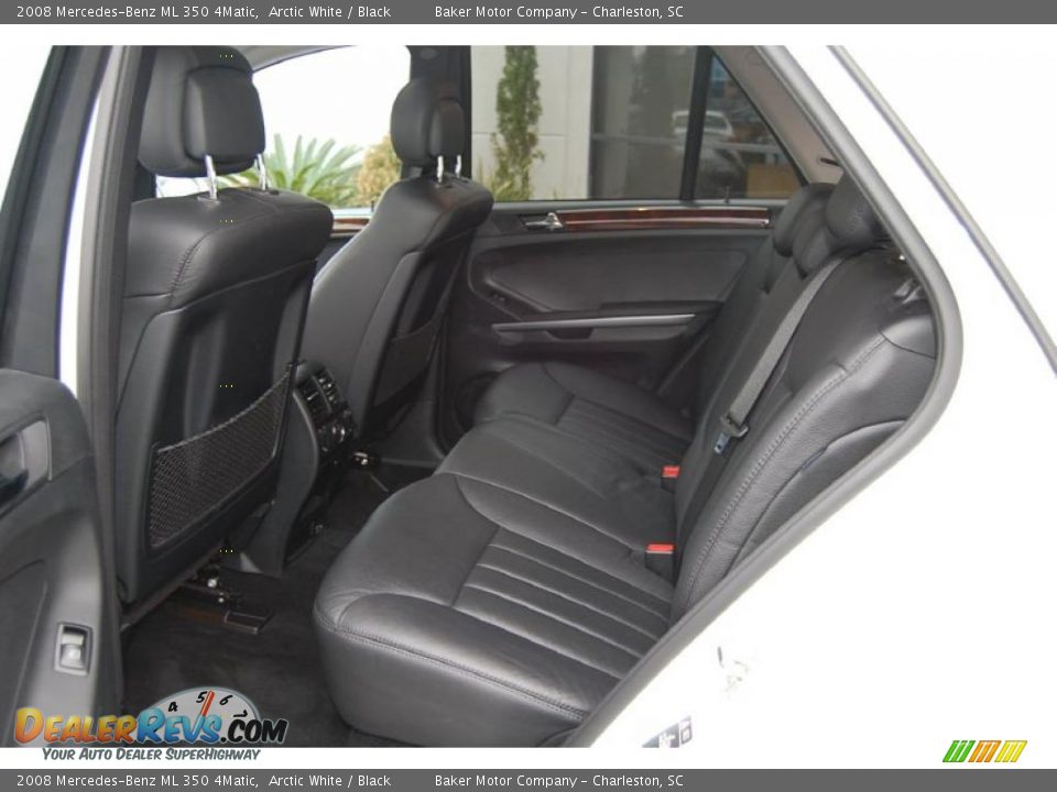 2008 Mercedes-Benz ML 350 4Matic Arctic White / Black Photo #8