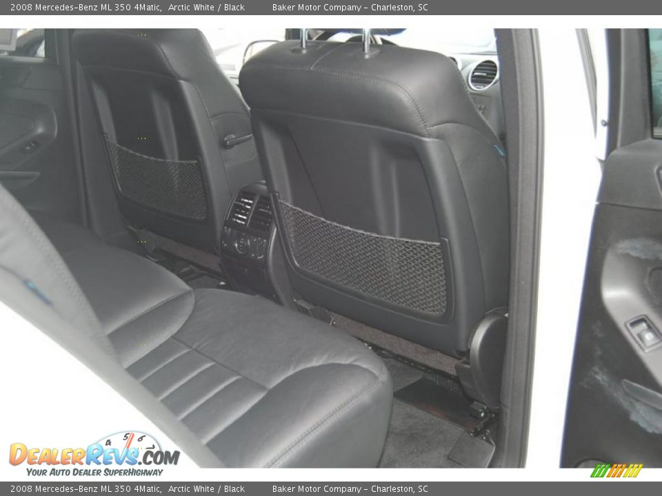 2008 Mercedes-Benz ML 350 4Matic Arctic White / Black Photo #10