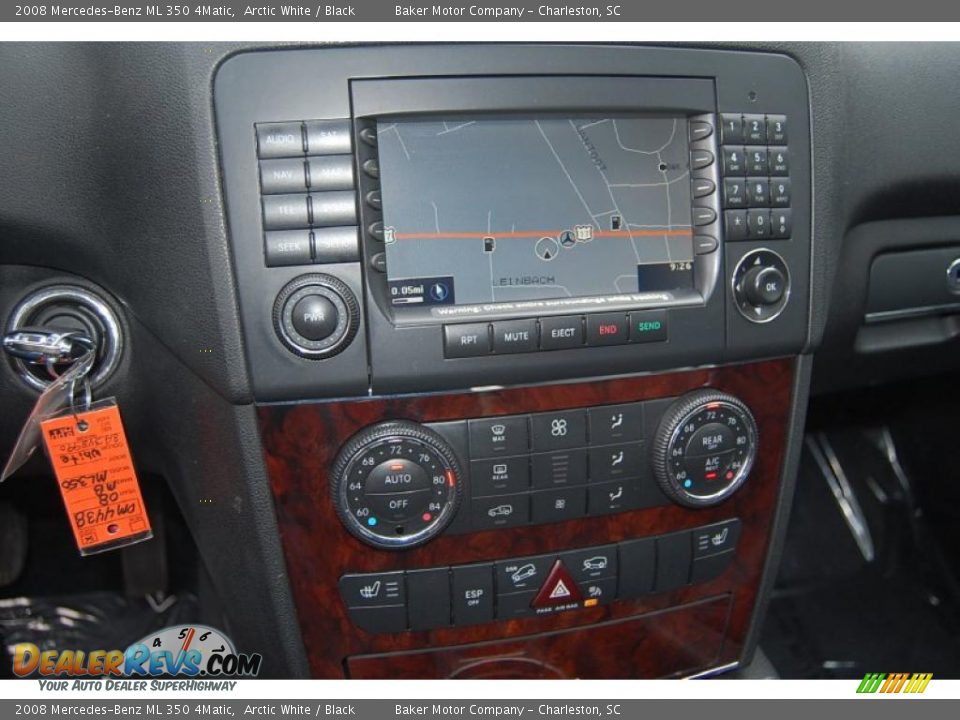 2008 Mercedes-Benz ML 350 4Matic Arctic White / Black Photo #22