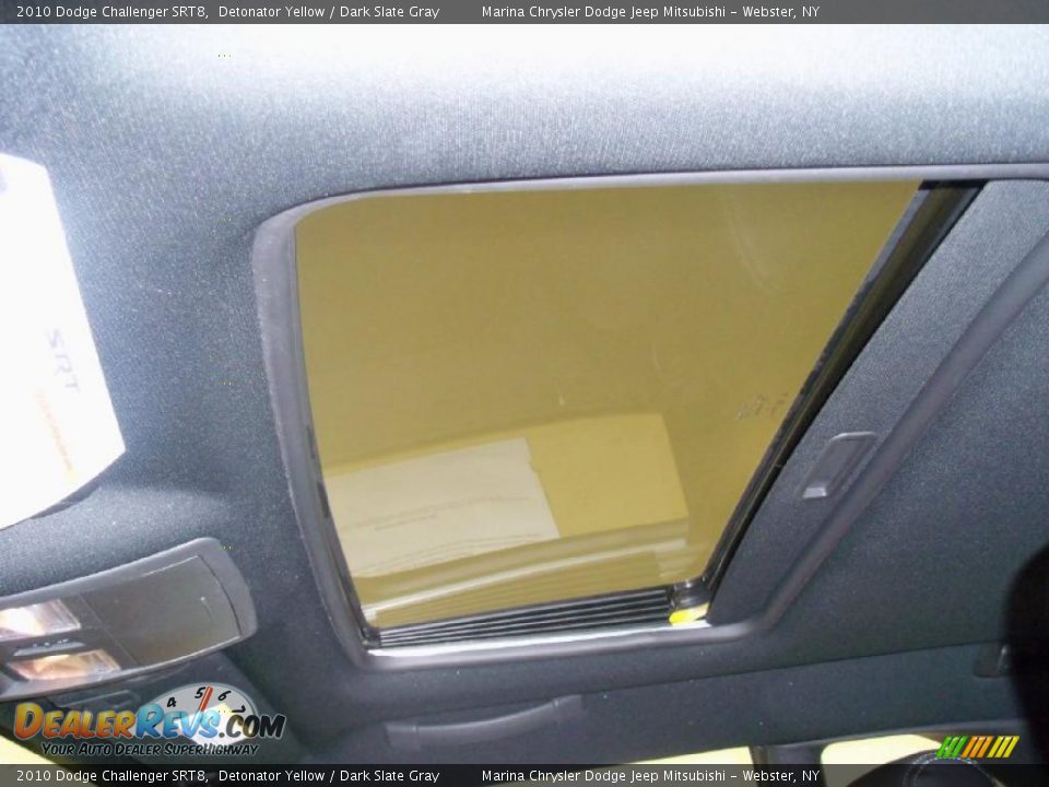 2010 Dodge Challenger SRT8 Detonator Yellow / Dark Slate Gray Photo #3