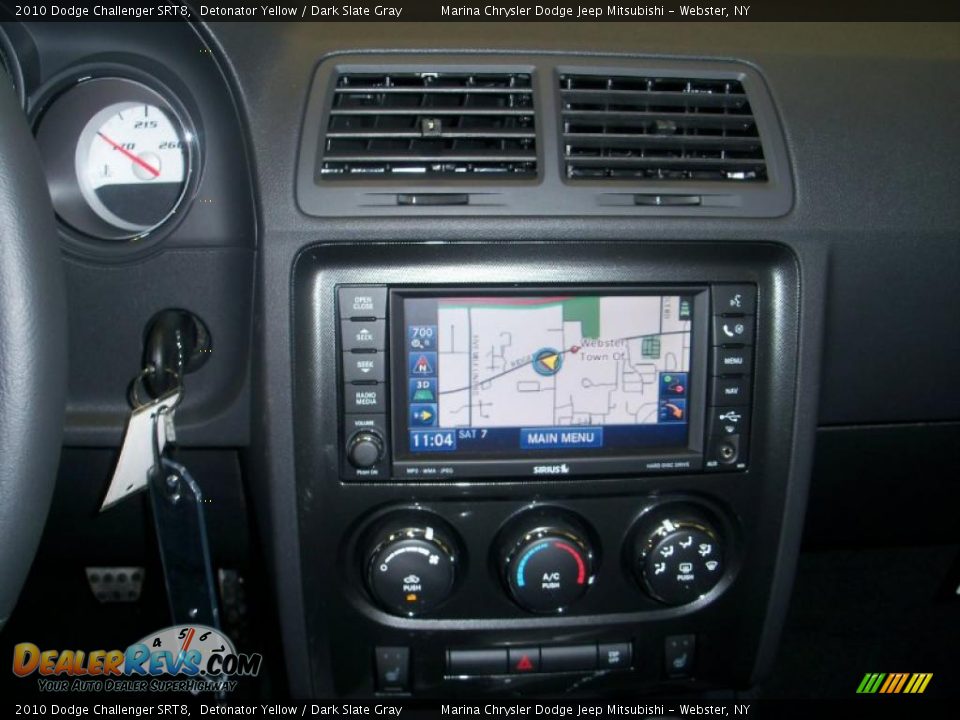 2010 Dodge Challenger SRT8 Detonator Yellow / Dark Slate Gray Photo #4