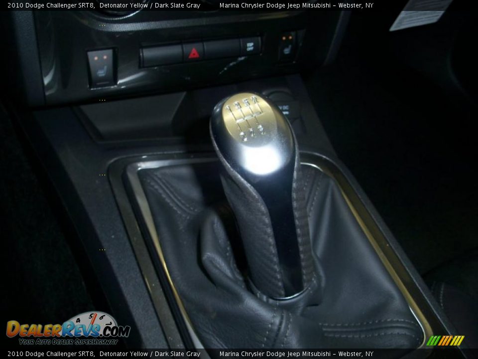 2010 Dodge Challenger SRT8 Detonator Yellow / Dark Slate Gray Photo #6