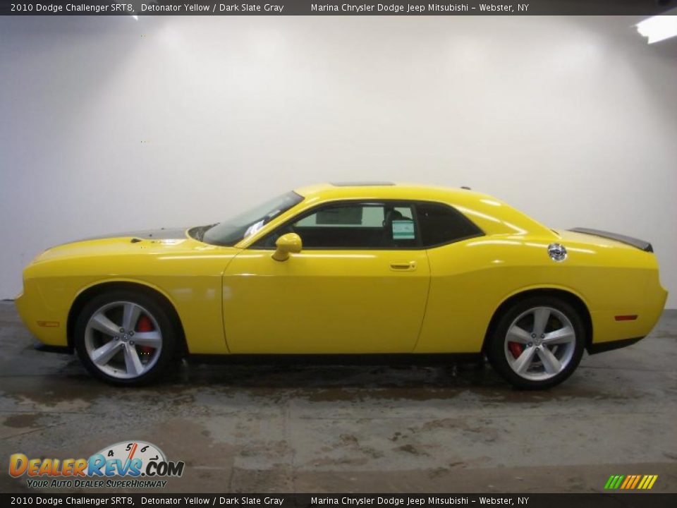 2010 Dodge Challenger SRT8 Detonator Yellow / Dark Slate Gray Photo #7