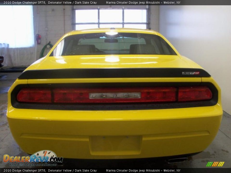 2010 Dodge Challenger SRT8 Detonator Yellow / Dark Slate Gray Photo #9