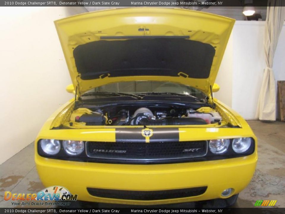 2010 Dodge Challenger SRT8 Detonator Yellow / Dark Slate Gray Photo #13