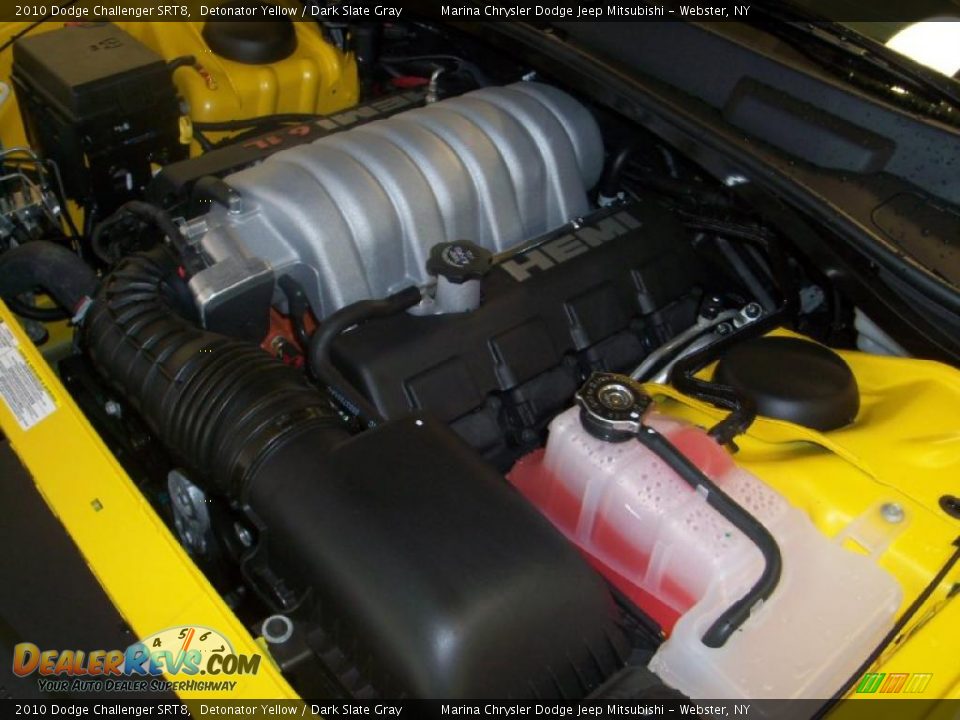 2010 Dodge Challenger SRT8 Detonator Yellow / Dark Slate Gray Photo #15