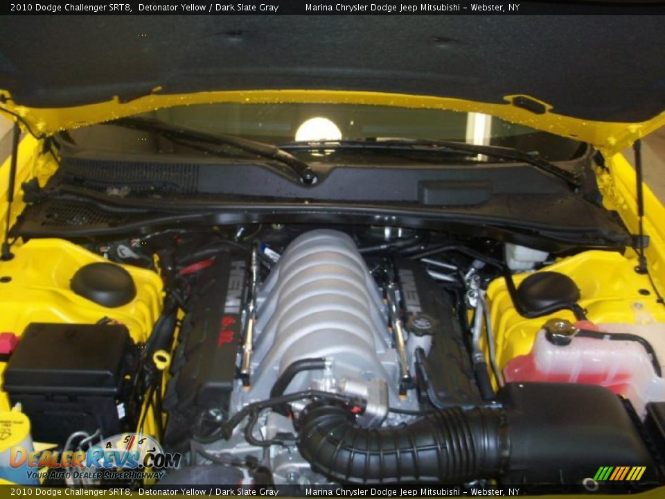 2010 Dodge Challenger SRT8 Detonator Yellow / Dark Slate Gray Photo #16