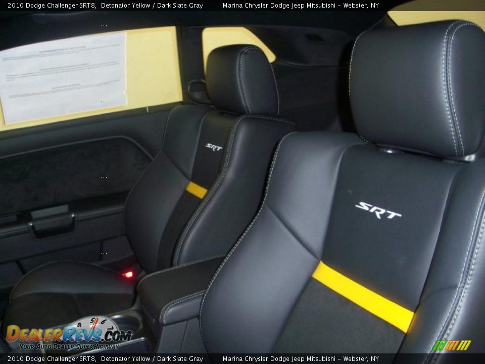 2010 Dodge Challenger SRT8 Detonator Yellow / Dark Slate Gray Photo #18