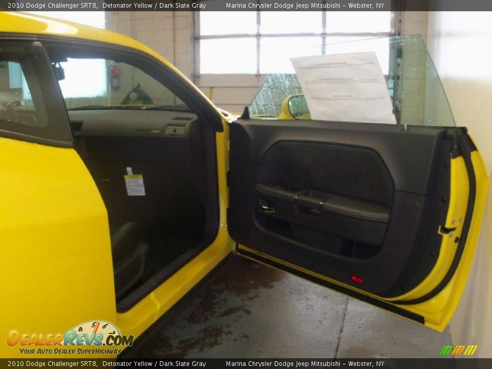 2010 Dodge Challenger SRT8 Detonator Yellow / Dark Slate Gray Photo #21