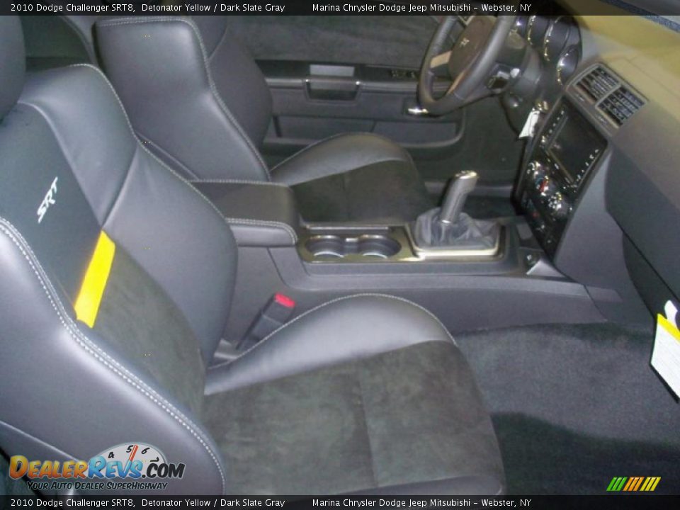 2010 Dodge Challenger SRT8 Detonator Yellow / Dark Slate Gray Photo #22