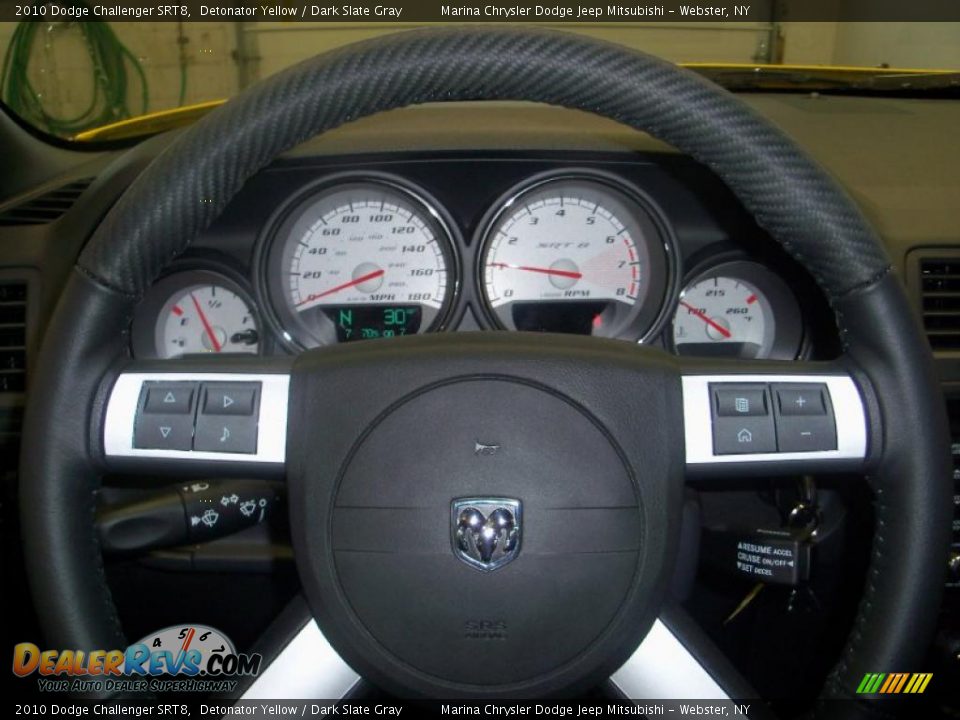 2010 Dodge Challenger SRT8 Detonator Yellow / Dark Slate Gray Photo #23