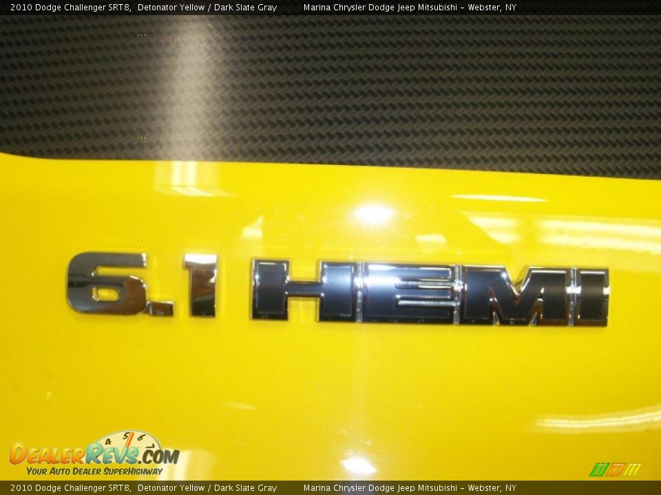 2010 Dodge Challenger SRT8 Detonator Yellow / Dark Slate Gray Photo #26