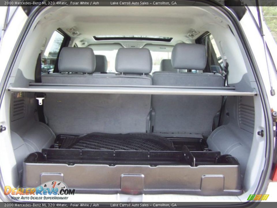 2000 Mercedes-Benz ML 320 4Matic Polar White / Ash Photo #23