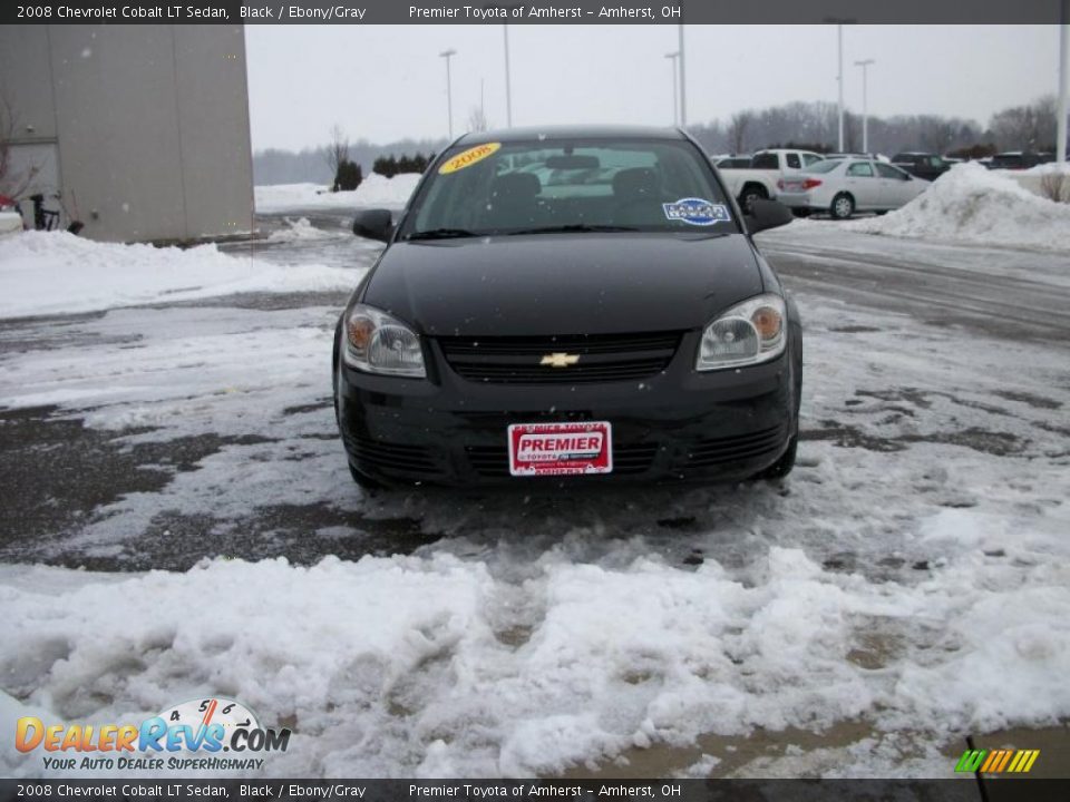 2008 Chevrolet Cobalt LT Sedan Black / Ebony/Gray Photo #2