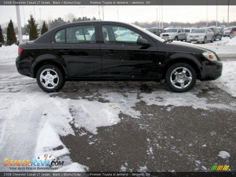 2008 Chevrolet Cobalt LT Sedan Black / Ebony/Gray Photo #4