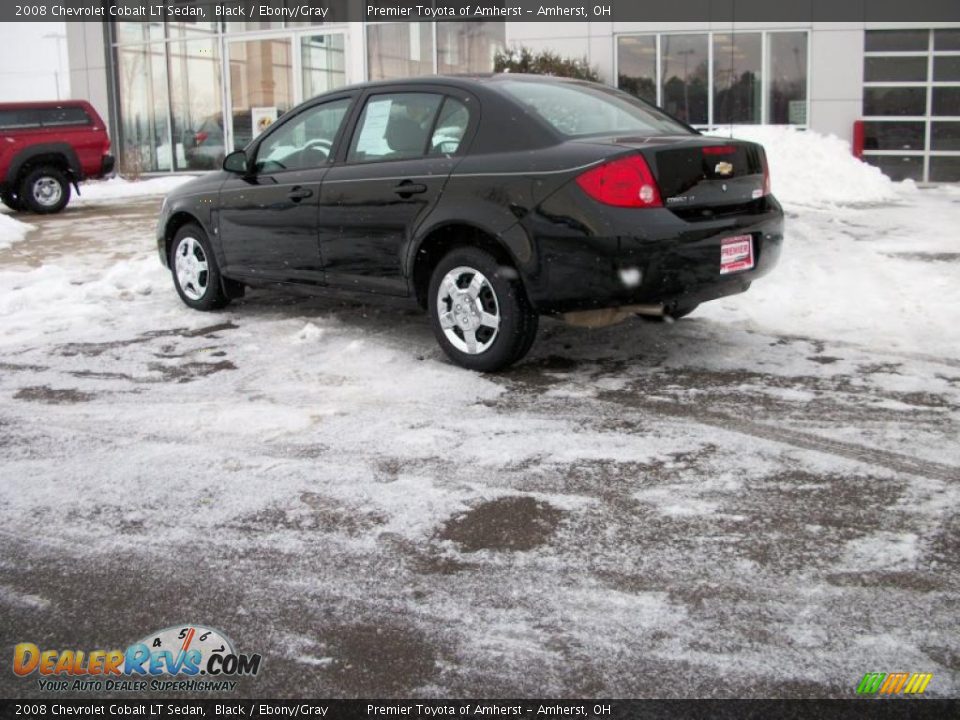 2008 Chevrolet Cobalt LT Sedan Black / Ebony/Gray Photo #7