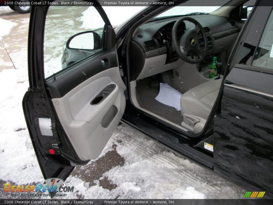 2008 Chevrolet Cobalt LT Sedan Black / Ebony/Gray Photo #9