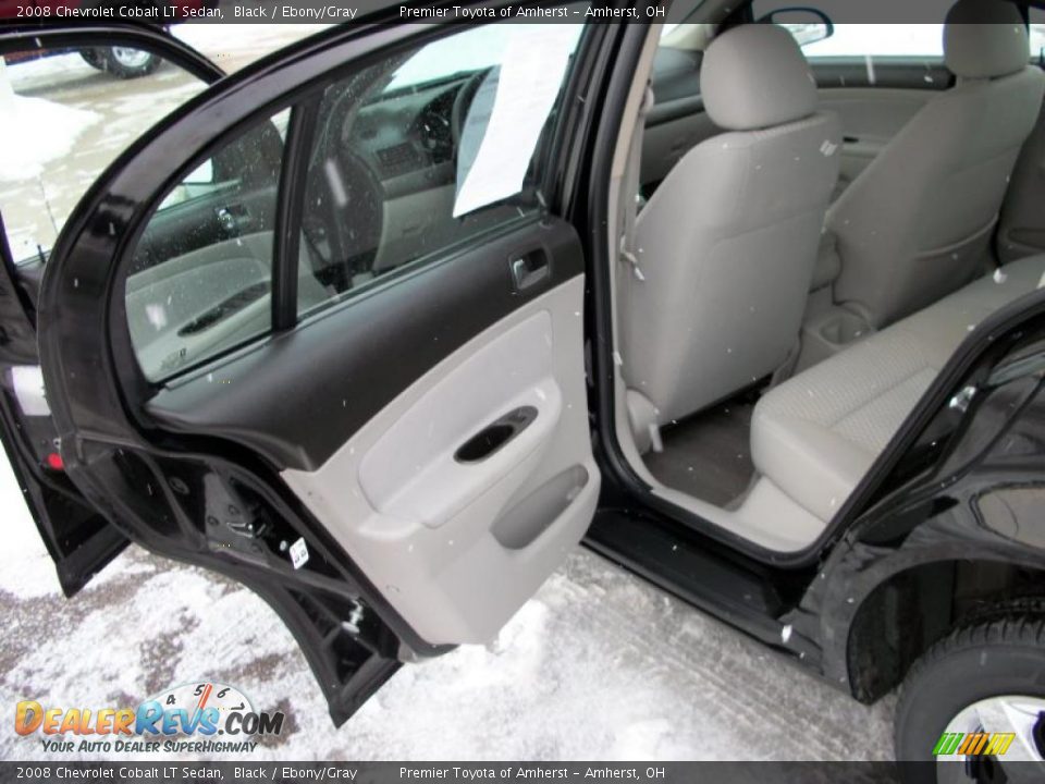2008 Chevrolet Cobalt LT Sedan Black / Ebony/Gray Photo #10