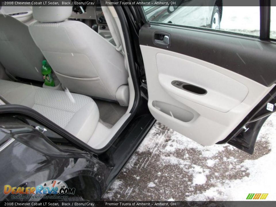 2008 Chevrolet Cobalt LT Sedan Black / Ebony/Gray Photo #13