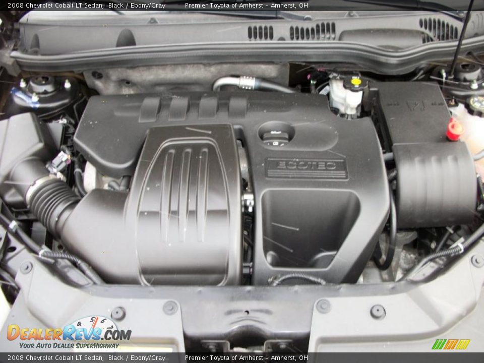 2008 Chevrolet Cobalt LT Sedan Black / Ebony/Gray Photo #15