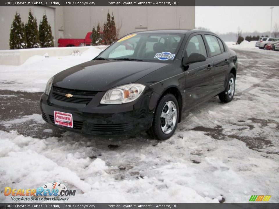 2008 Chevrolet Cobalt LT Sedan Black / Ebony/Gray Photo #17