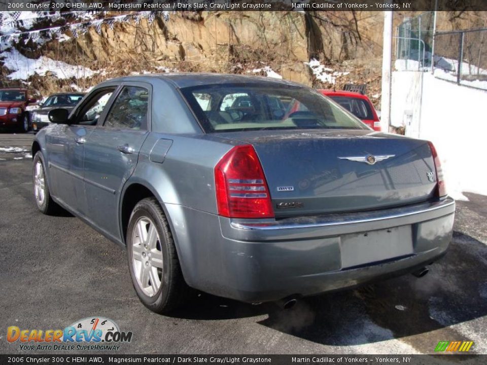2006 Chrysler 300 C HEMI AWD Magnesium Pearlcoat / Dark Slate Gray/Light Graystone Photo #6