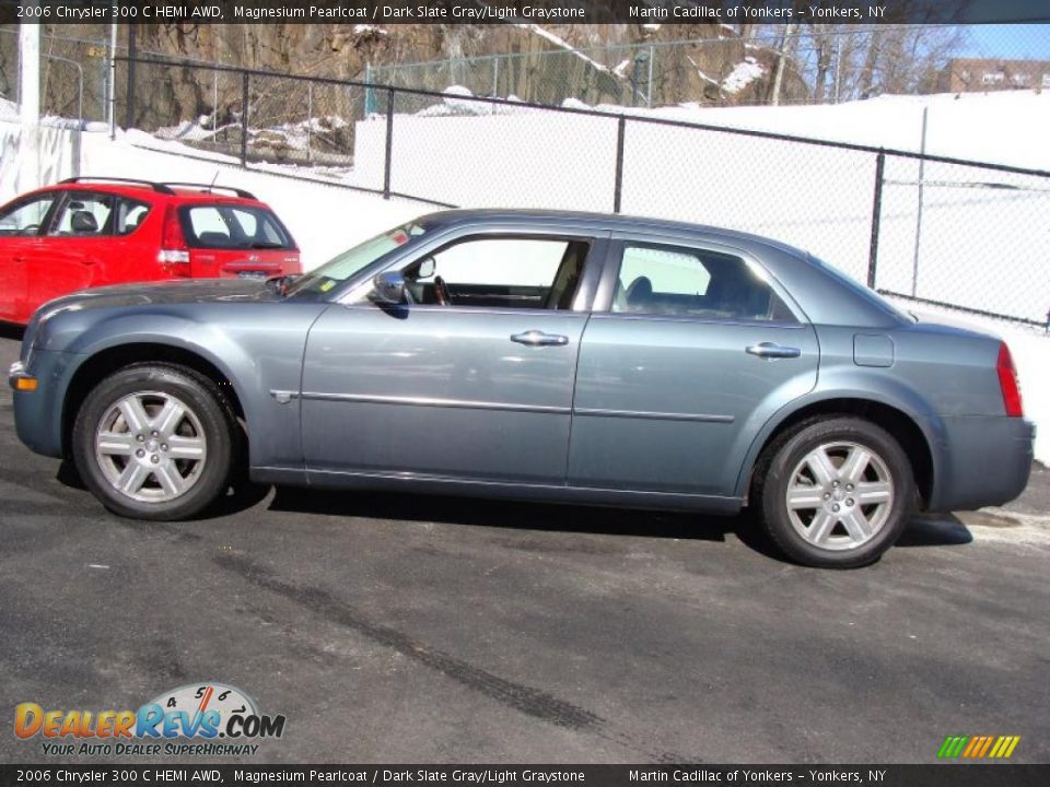 2006 Chrysler 300 C HEMI AWD Magnesium Pearlcoat / Dark Slate Gray/Light Graystone Photo #7