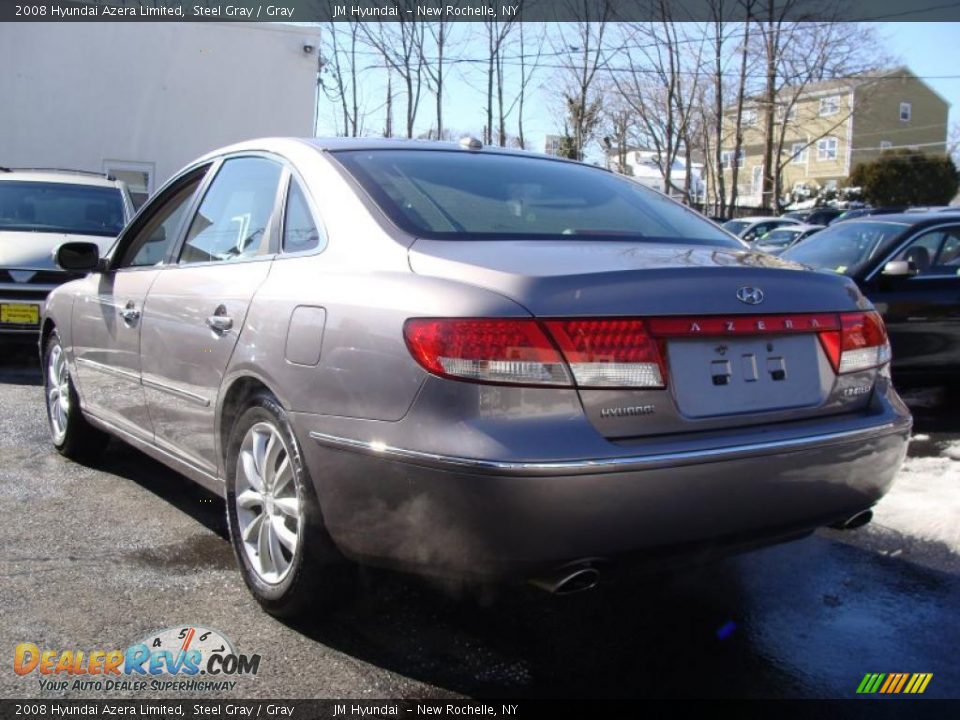 2008 Hyundai Azera Limited Steel Gray / Gray Photo #6