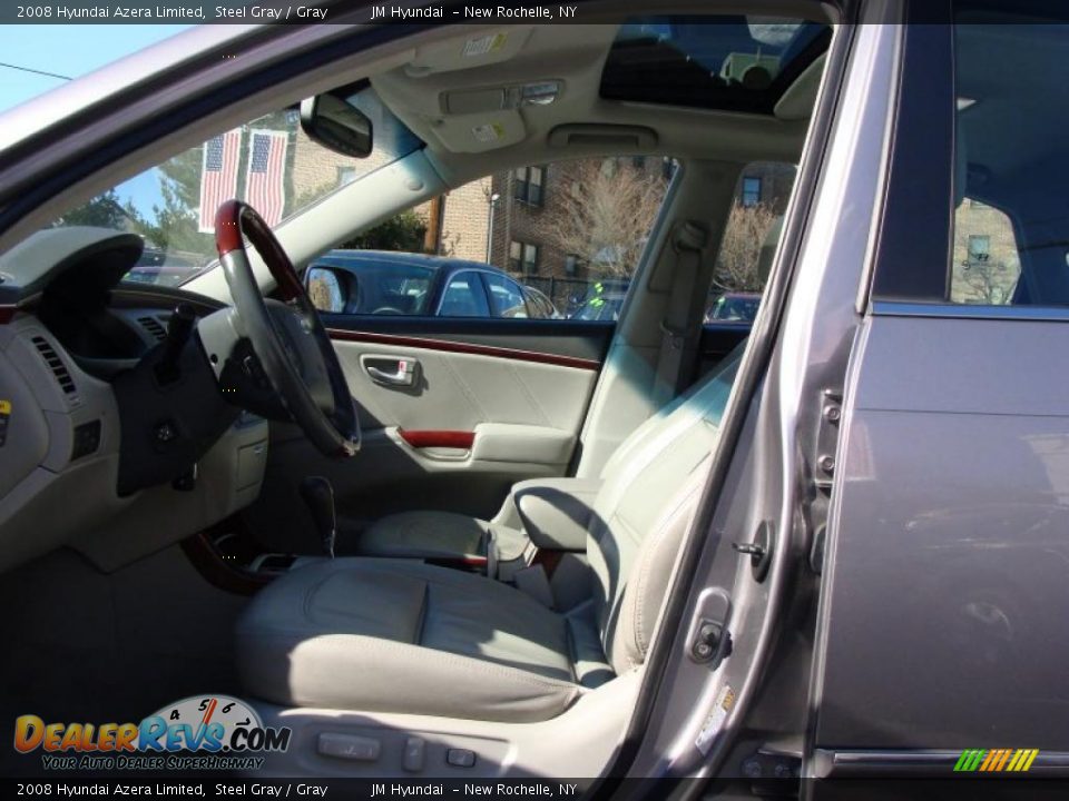 2008 Hyundai Azera Limited Steel Gray / Gray Photo #12
