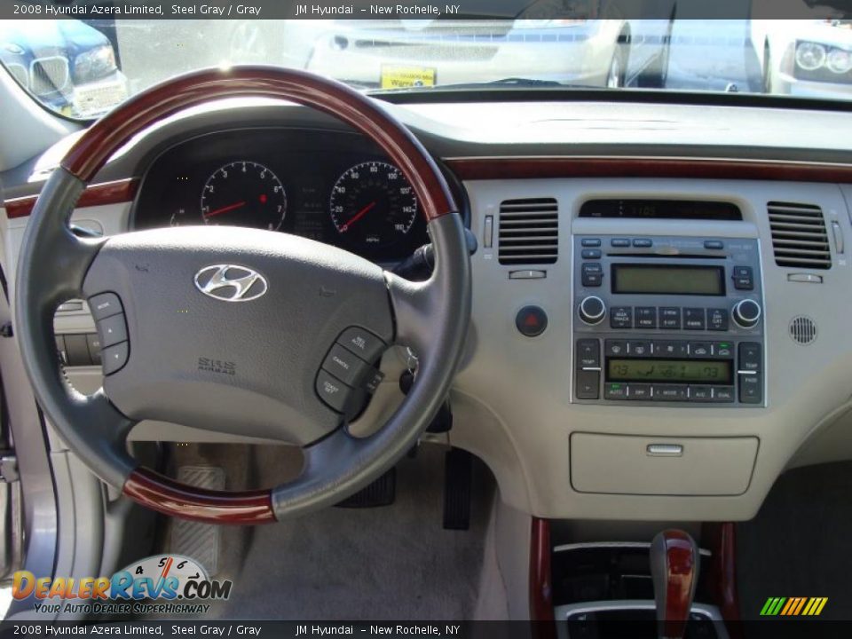 2008 Hyundai Azera Limited Steel Gray / Gray Photo #18