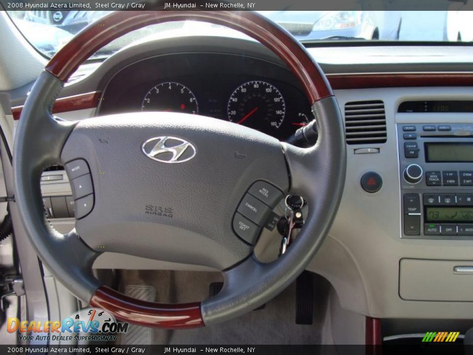 2008 Hyundai Azera Limited Steel Gray / Gray Photo #19