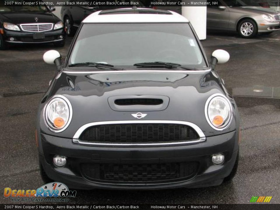 2007 Mini Cooper S Hardtop Astro Black Metallic / Carbon Black/Carbon Black Photo #2