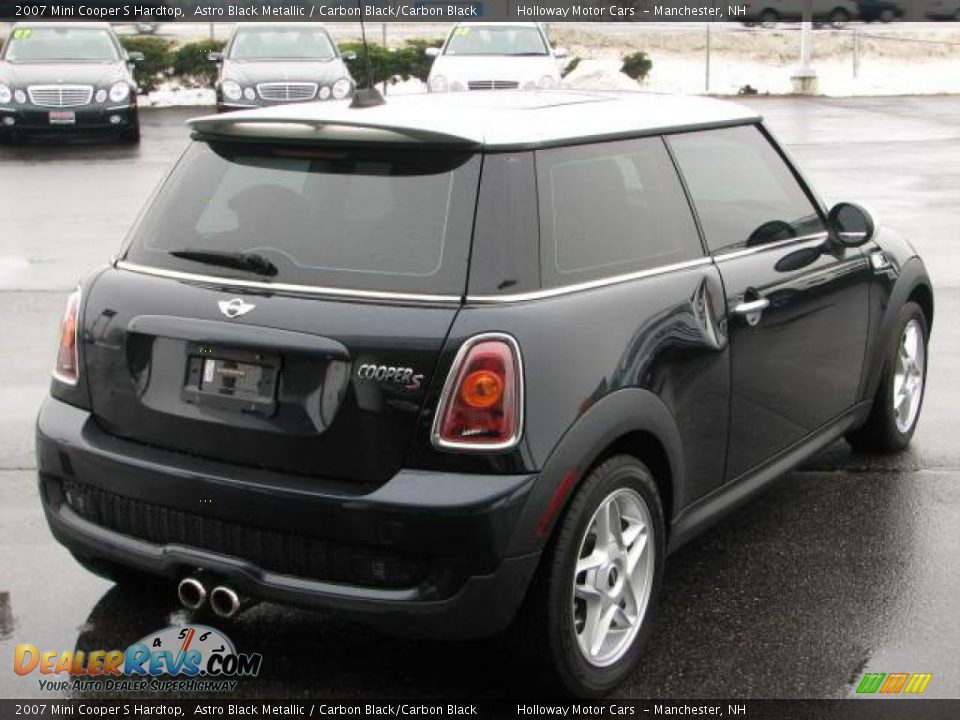 2007 Mini Cooper S Hardtop Astro Black Metallic / Carbon Black/Carbon Black Photo #5