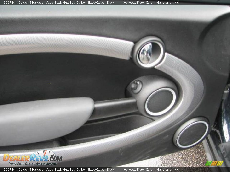 2007 Mini Cooper S Hardtop Astro Black Metallic / Carbon Black/Carbon Black Photo #10