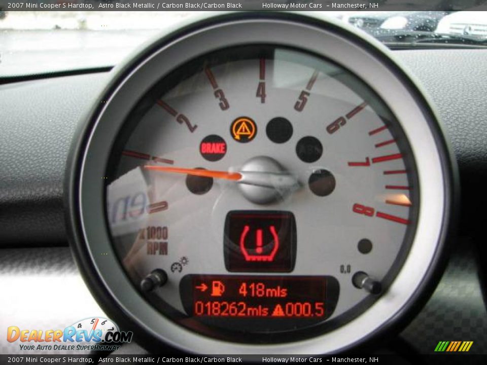 2007 Mini Cooper S Hardtop Astro Black Metallic / Carbon Black/Carbon Black Photo #11