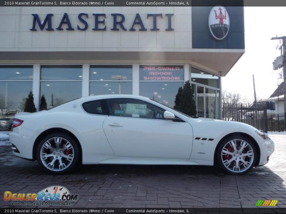 2010 Maserati GranTurismo S Bianco Eldorado (White) / Cuoio Photo #1