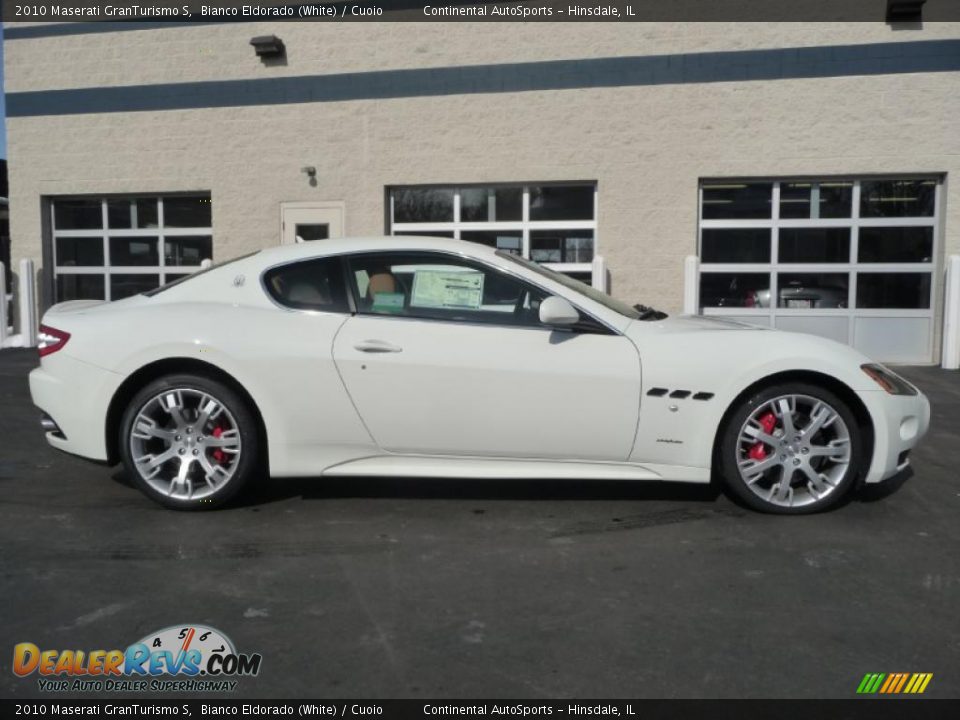 2010 Maserati GranTurismo S Bianco Eldorado (White) / Cuoio Photo #2