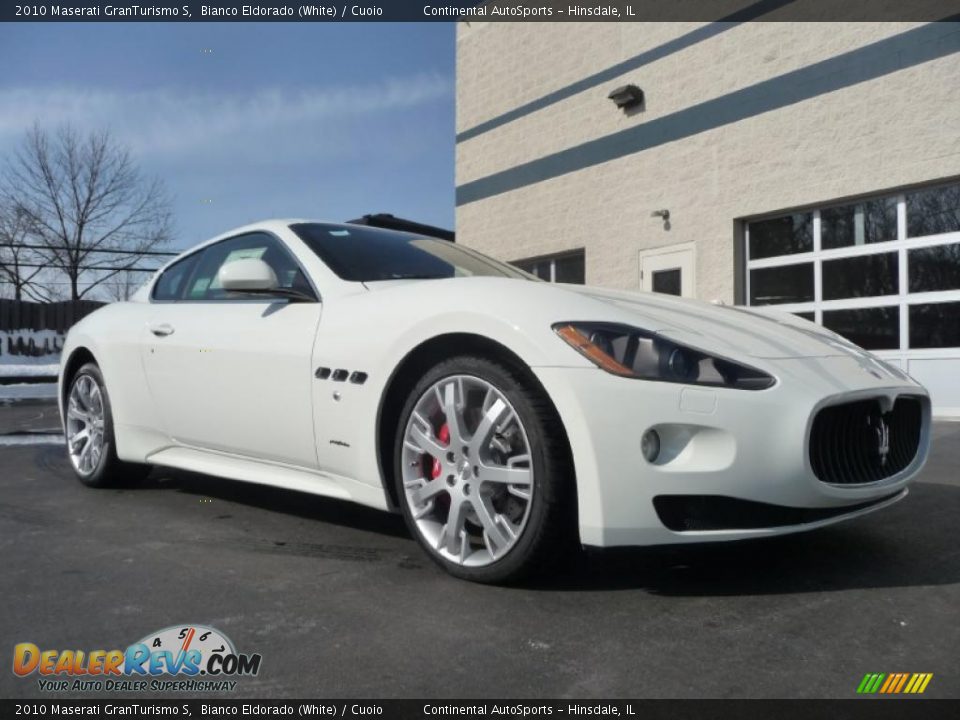 2010 Maserati GranTurismo S Bianco Eldorado (White) / Cuoio Photo #4